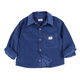 Soft Velour Shirt Marine