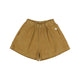 Soft Velour Skirt-Short Ocre