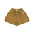 Soft Velour Skirt-Short Ocre
