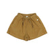 Soft Velour Skirt-Short Ocre