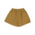 Soft Velour Skirt-Short Ocre
