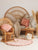 Soft Velvet Shell Cushion Apricot