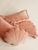 Soft Velvet Shell Cushion Apricot