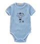 Strong Man Romper Blue