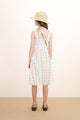 Cherries Strap Dress Off White