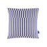 Stanley Square Linen Cushion Blue Thin Lines