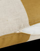 Stanley Square Linen Cushion Mustard Tiles