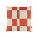 Stanley Square Linen Cushion Orange Tiles