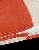 Stanley Square Linen Cushion Orange Tiles