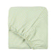 Stories Jersey Baby Fitted Sheet Green Lemon Grid 70x140 cm
