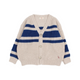 Stripes Cardigan Marine