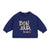 "Bonjour La Vie" Baby Sweater Marine