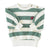 Piupiuchick Striped Sweatshirt Ecru & Green