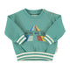 "Here We Go" Sweatshirt Green