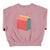"Lunch Break" Oversized Sweatshirt Pink
