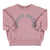 "Lunch Break" Oversized Sweatshirt Pink