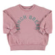 "Lunch Break" Oversized Sweatshirt Pink