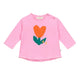 Fleur Coeur Baby T-Shirt Bubble Gum