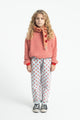 Red Dots Trousers Light Blue Denim