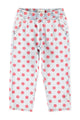 Red Dots Trousers Light Blue Denim