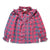 Imani Tunic Check Heart Navy Burgundy