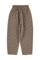 Animal Print Trousers Brown