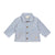 Transat Striped Baby Vest Cobalt