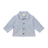 Transat Striped Baby Vest Cobalt