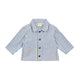 Transat Striped Baby Vest Cobalt
