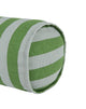 Vibes Cylinder Cushion Green Blue Stripes 50x16 cm