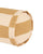 Vibes Cylinder Cushion Mustard and Sand Tiles 50x16 cm