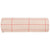 Vibes Cylinder Cushion Pink Red Grid 50x16 cm