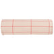 Vibes Cylinder Cushion Pink Red Grid 50x16 cm