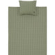 Vibes Baby Duvet Cover Set Washed Green Harlequin 100x140 cm