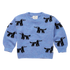 Sweater Dogs Molecule Blue