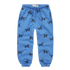 Sweatpants Dogs Print Molecule Blue