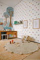 Washable Rug Bubbly Olive Natural