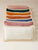 Soft Velvet Bolster with Fringe White