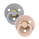 Bibs 2-Pacifiers Cloud Blush 6/18 m