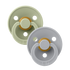 Bibs 2-Pacifiers Sage, Cloud 0/6 m