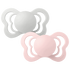 Bibs Couture 2-Pacifiers Haze Blossom 0/6 m