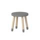 An urban grey stool play