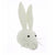 White Mini Rabbit Head