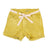 A Jolie Cotton Twill Washed Ocre Short