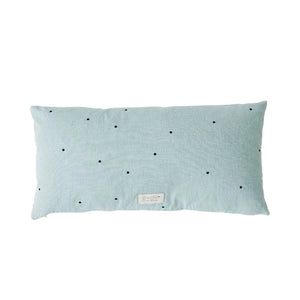Kyoto Long Dot Cushion Dusty Blue