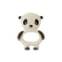 Panda Baby Teether Offwhite Black