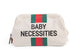 Baby Necessitties Canvas Off white, Green Red Stripes Childhome Lebanon Middle East Dubai UAE - Saudi Arabia 