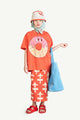 Donut Rooster Oversize T-Shirt Red