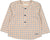 Grand-Pere Baby Shirt Check Cream