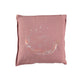 Square Cushion Embroidered Blush